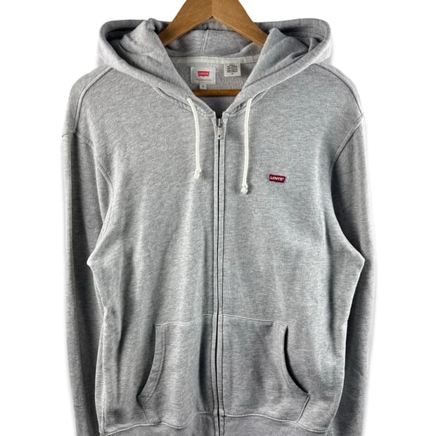 리바이스 베이직 그레이 후드집업1993
