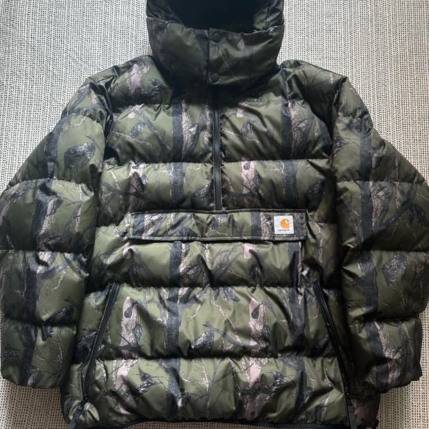 칼하트 존스 풀오버 아노락 패딩 XL