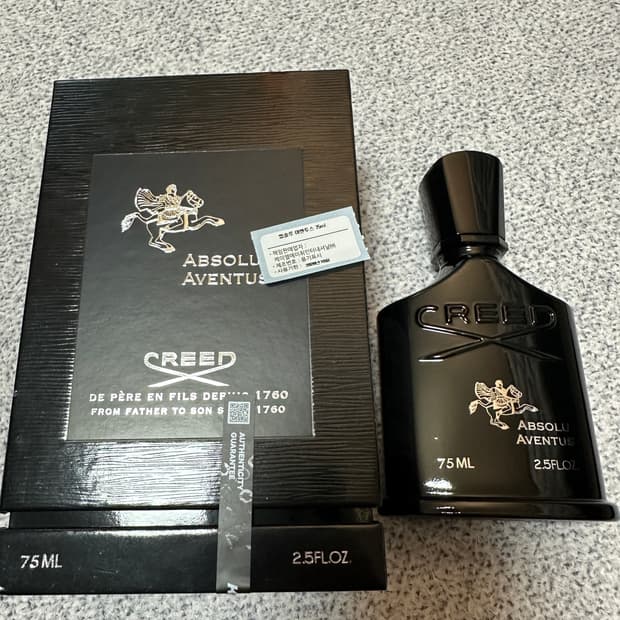 크리드 앱솔루 어벤투스 75ml 국문