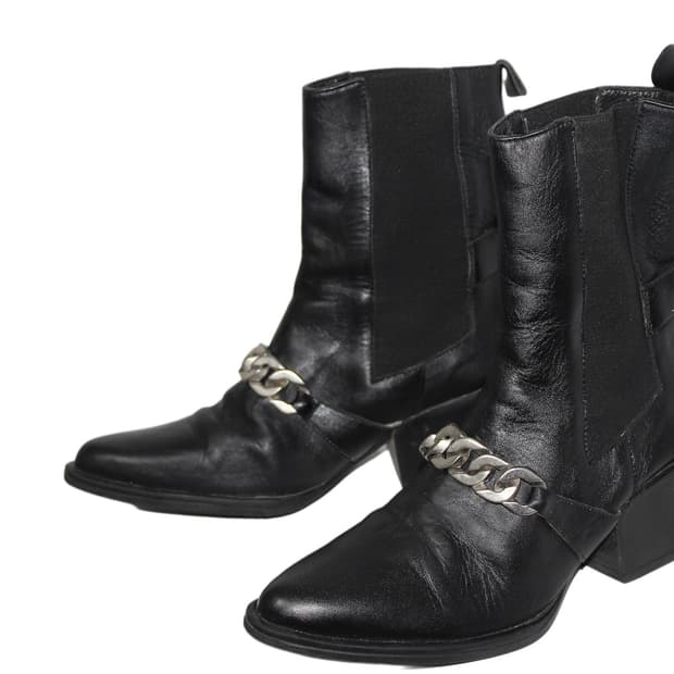 2000s JAPAN Unknown 체인 첼시 부츠