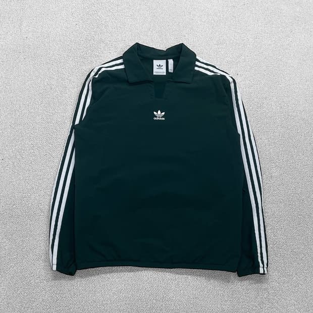 아디다스 트레포일 로고 웜업 탑 그린