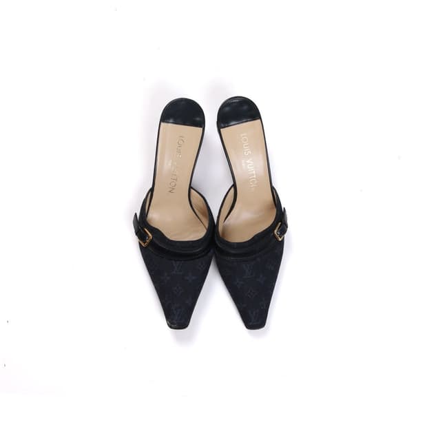 Louis Vuitton Monogram Mule Heels