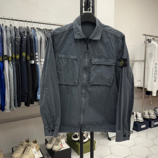 [L] 스톤아일랜드 올드이펙트 오버셔츠