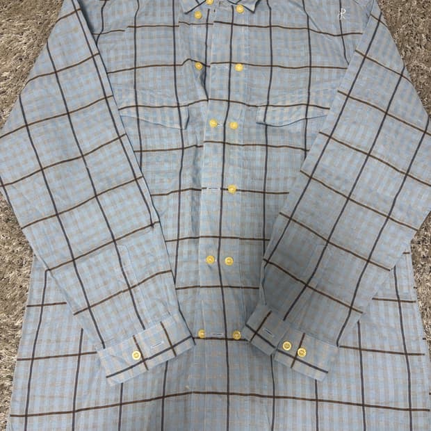 이태리제 CARLO PALAZZI 리넨셔츠 사이즈 105