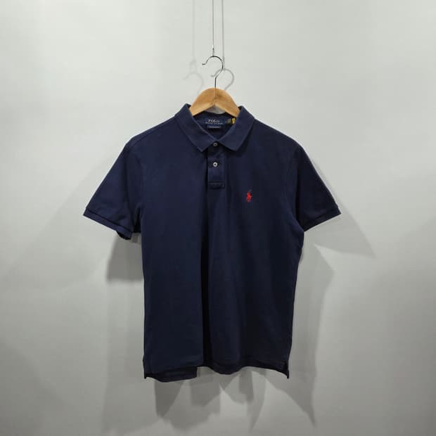 폴로랄프로렌 피케 카라 네이비 반팔티 L