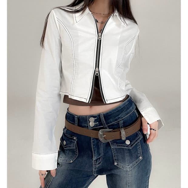 투웨이 실린 카라자켓