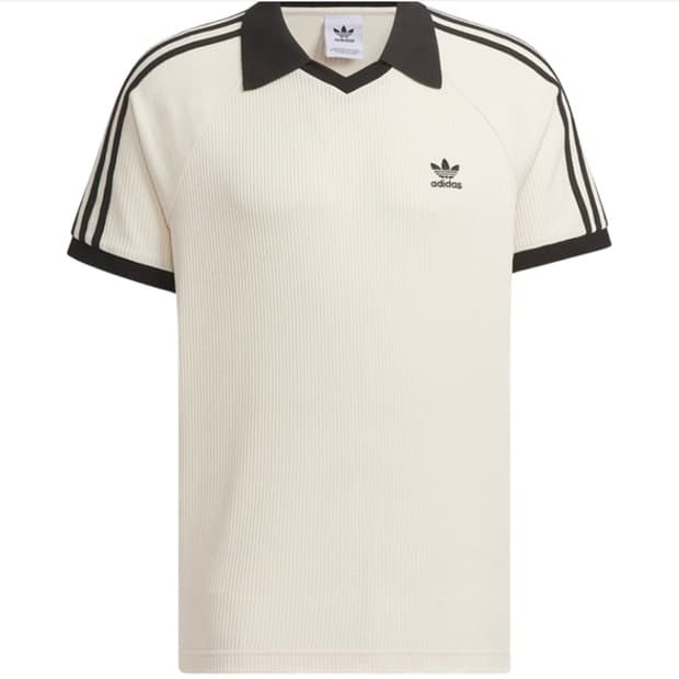 아디다스 오리지널스 와플 숏슬리브 폴로 셔츠 원더 화이트