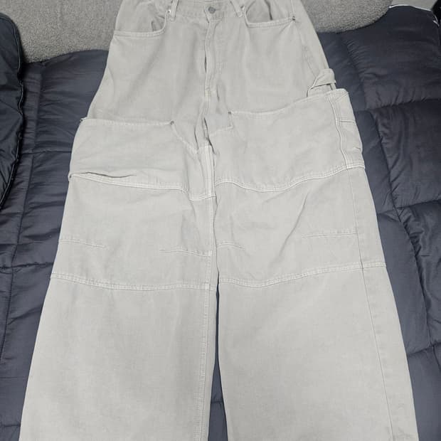 논노드 더블니 베이지 팬츠 2