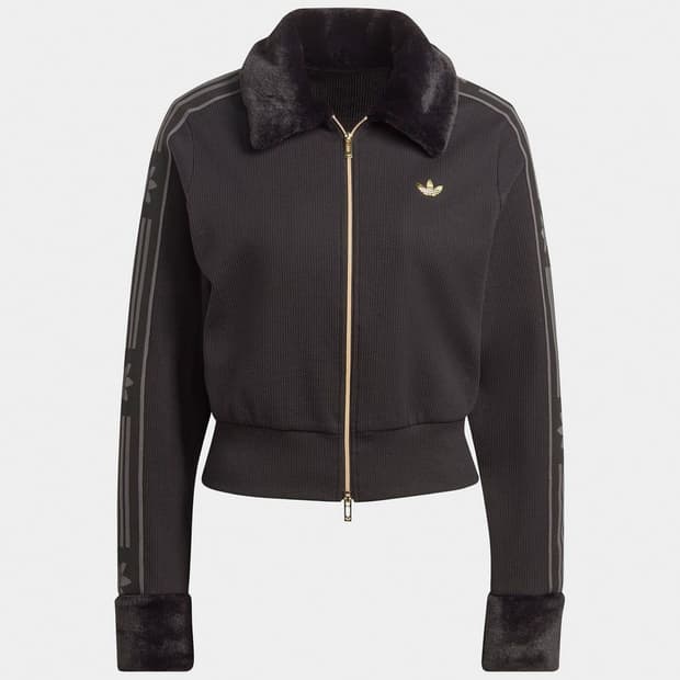 [단종] 아디다스 스키 시크 퍼 재킷 - 블랙