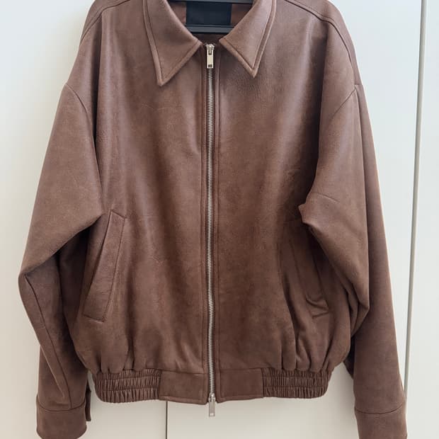 블랙모먼트 스웨이드 자켓 브라운 M