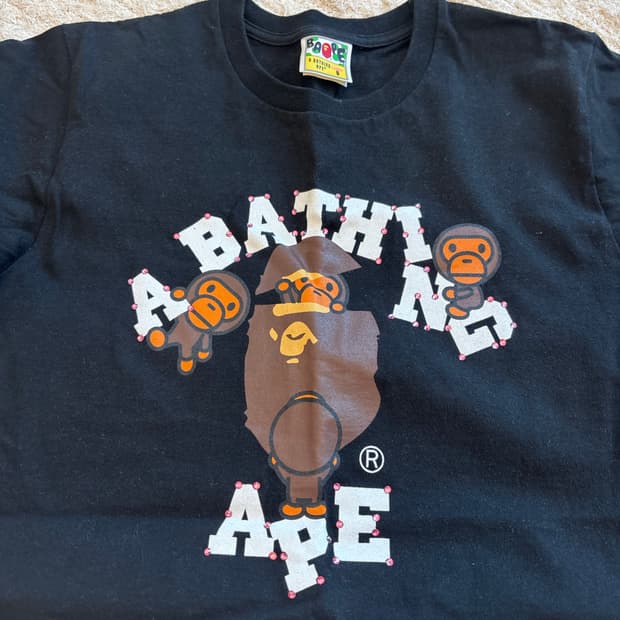 A BATHING APE 핑크반짝이 레어템