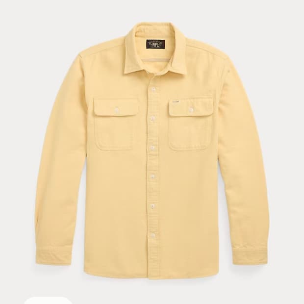 RRL 브러시 샤모아 워크셔츠