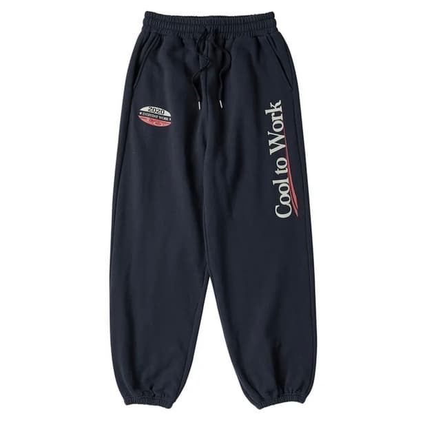 프렌다 COOL TO WORK JOGGER PANTS NAVY
