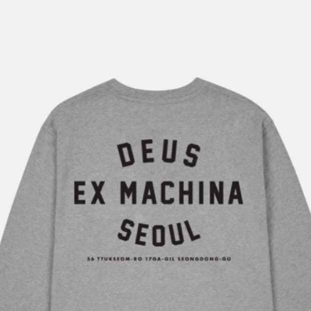 데우스 엑스 마키나 서울 롱슬리브 그레이