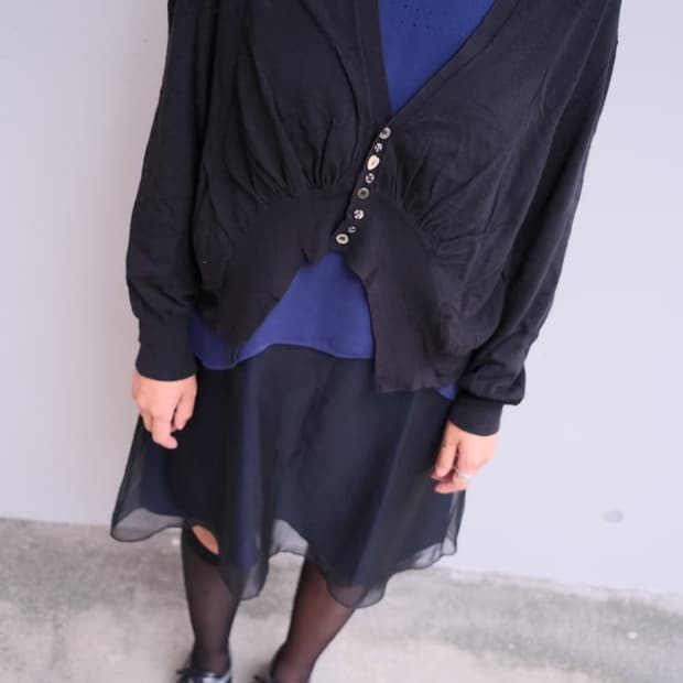 Heart multi button cardigan