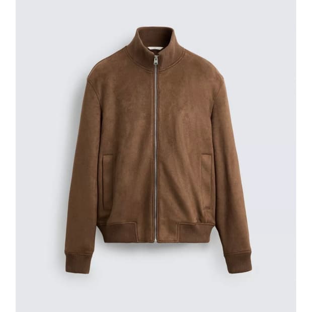 자라 스웨이드 점퍼m