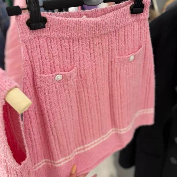 샤넬 트위드 스커트 38