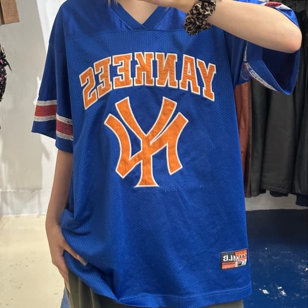 2000s MLB 뉴욕 양키즈 블록코어 져지
