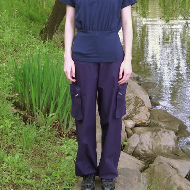 페스토 포켓팬츠 그레이프