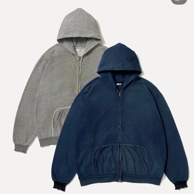 아프레쎄 후드집업 블루 4