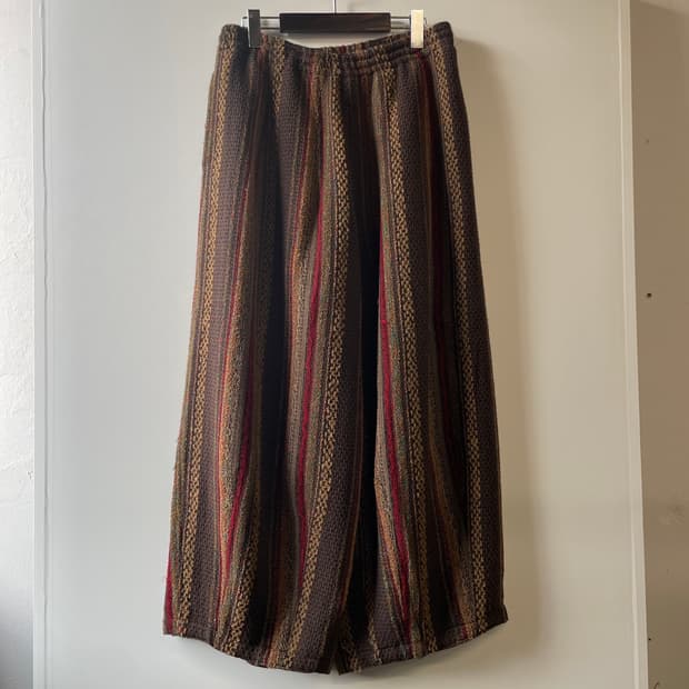 니들스 스트라이프 HD와이드 팬츠