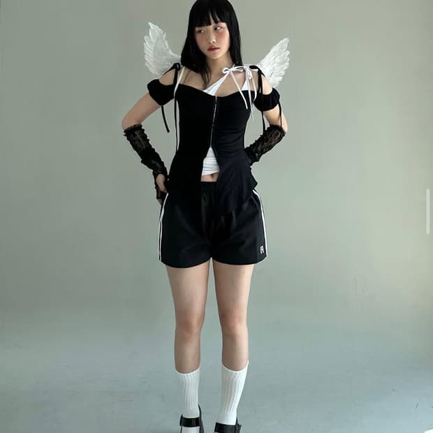 Tinkerbell Hook shirring SUMMER Blouse