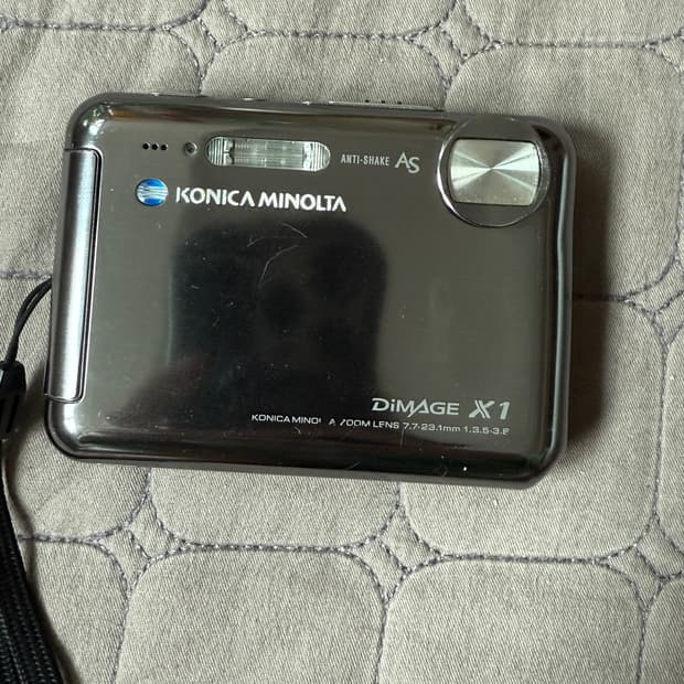 미놀타 디미지 X1 그레이 빈티지 디지털 카메라 디카