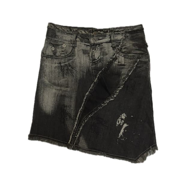 데미지 디테일 스커트