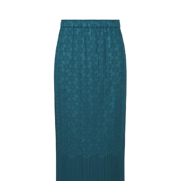 플리츠플리즈 스노우 드롭 스커트