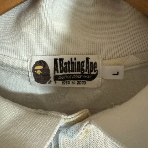 bape 야광 폴로셔츠