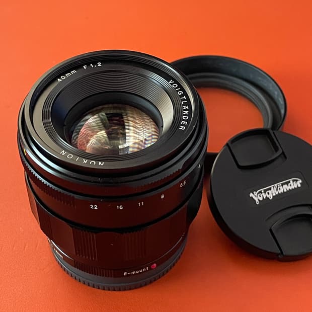 보이그랜더 40mm f1.2 렌즈 (소니마운트)