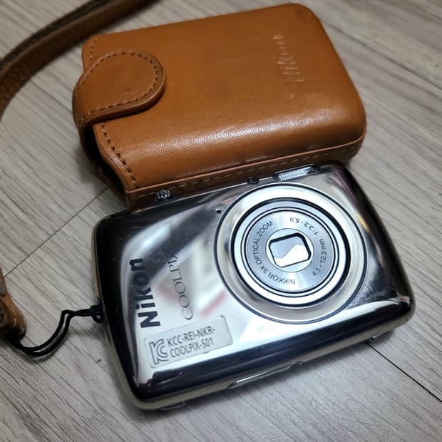 민트급) Nikon coolpix S01 silver 빈티지 디카