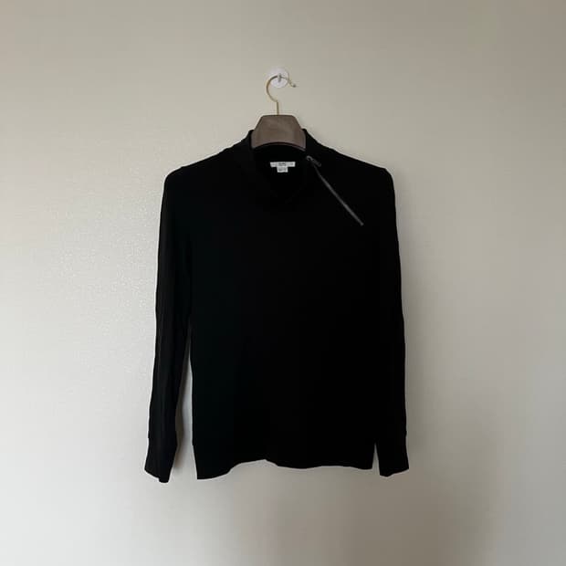 헬무트랭 사선지퍼 롱슬리브