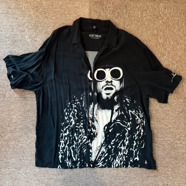 Kurt Cobain 반팔 셔츠 / 커트 코베인