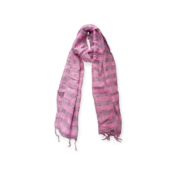 모리걸 퍼플 거즈 스카프