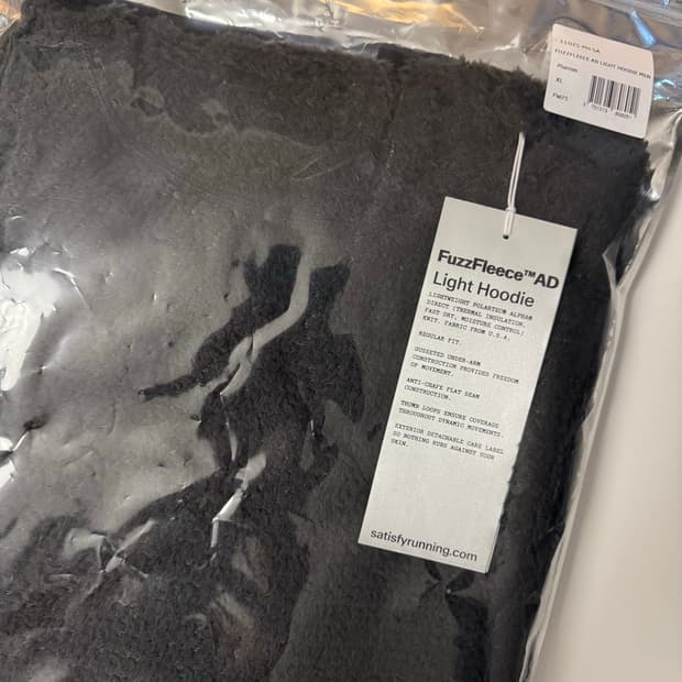 새티스파이 퍼즈플리스 XL 팬텀 후드