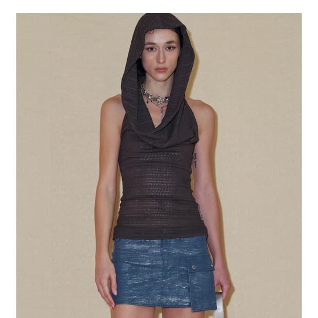 Prod hoodie sleeveless top