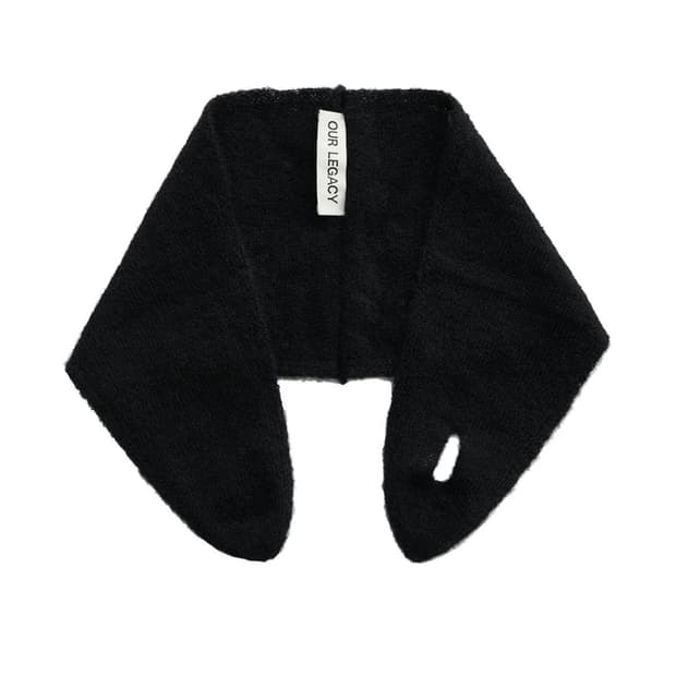 아워레가시 미니어쳐 스카프 블랙 알파카