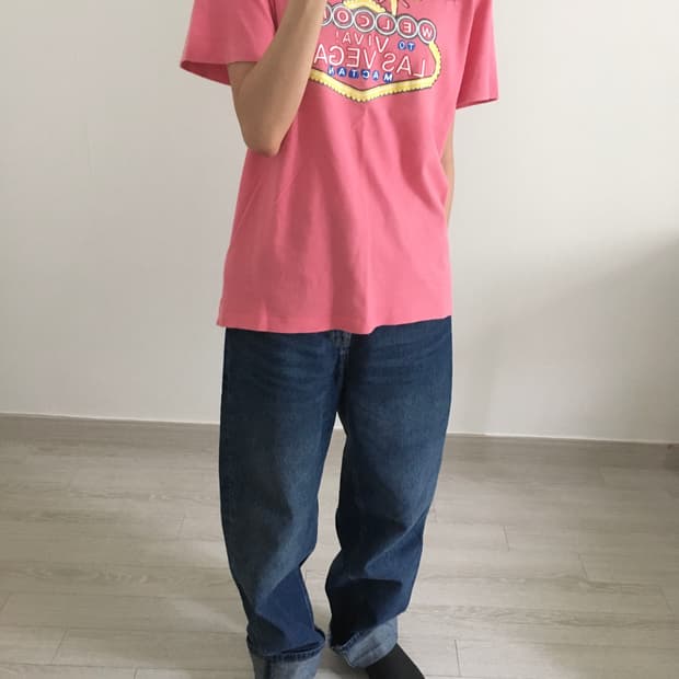 Vtg blue wide baggy jeans