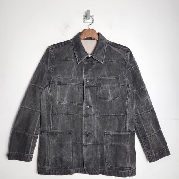 빈티지 패치워크 워크 자켓