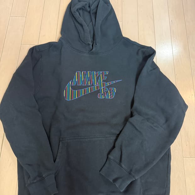 판매) 나이키 SB 기모 후드티 블랙