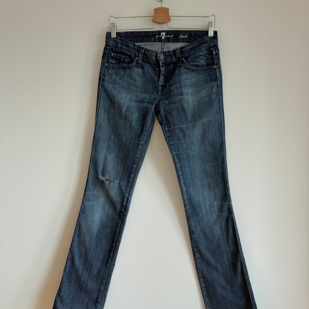 세븐포올맨카인드(7 For All Mankind) 스키니 데님 팬츠