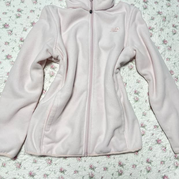 뉴발란스 연핑크 딸기우유 집업 쿨핑 연핑 딸기우유