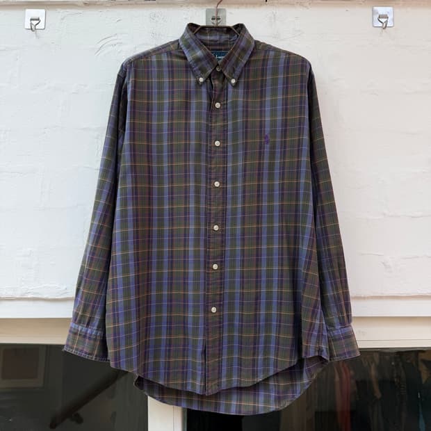 Ralph Lauren 랄프로렌 클래식 핏 체크셔츠 M