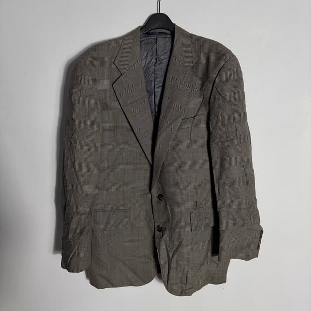 Polo 하운드투스 체크 패턴 블레이저(Free)