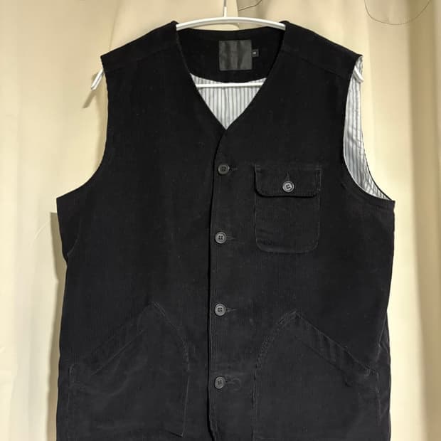 디미트리블랙 코듀로이 베스트(3사이즈)