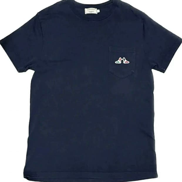 메종키츠네 폭스패치 반팔티