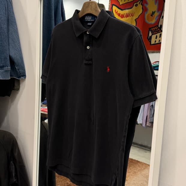 Polo RL 폴로 랄프로렌 pk 반팔 티셔츠 (Black)