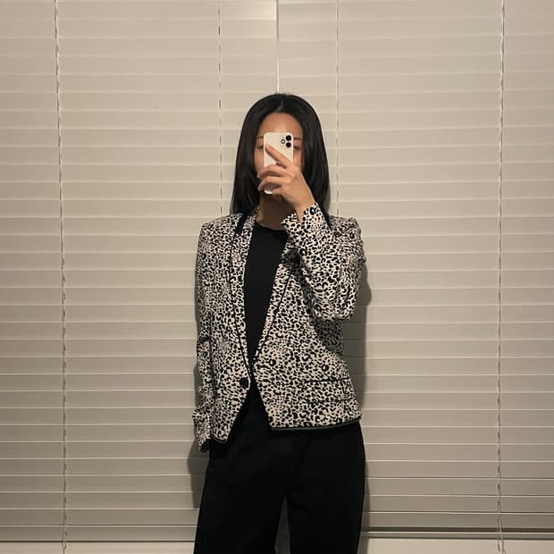 쟈딕앤볼테르 레오파드 카라리스 블레이저