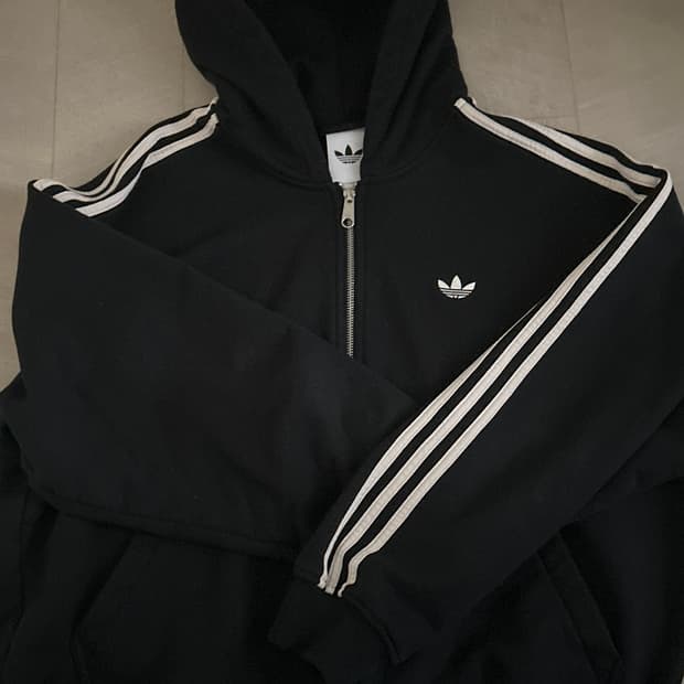 아디다스 파이어버드 3s 후드집업 XL